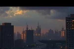 《归途列车》剧集封面，穿过隧道的绿皮火车车窗
