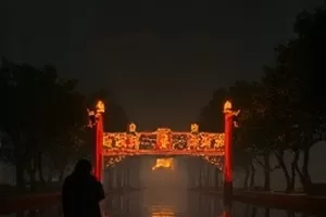 《白露为霜》剧集封面，清晨草叶上的白露特写